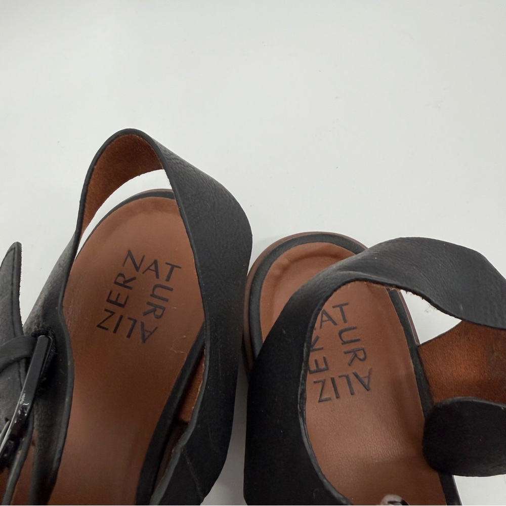 Naturalizer Brooke Black Platform Sandals - Picture 7 of 9
